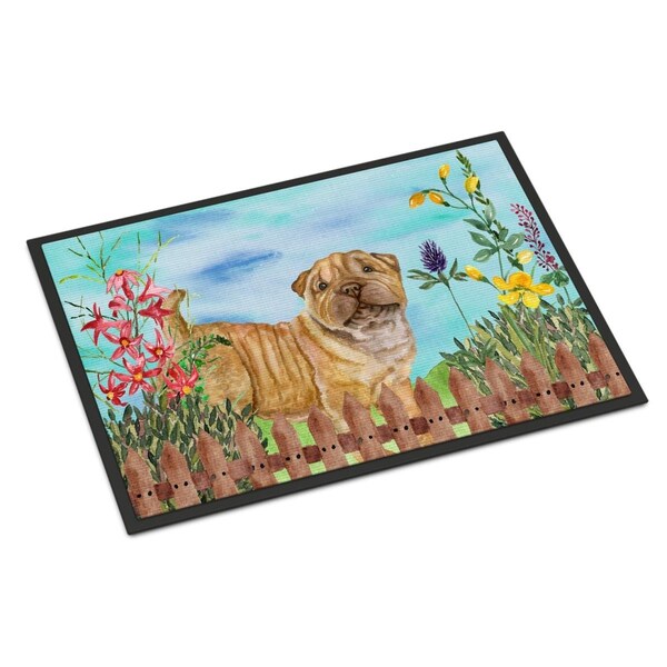 Jensendistributionservices Shar Pei Puppy Spring Indoor or Outdoor Mat - 24 x 36 in. MI2551487 - main